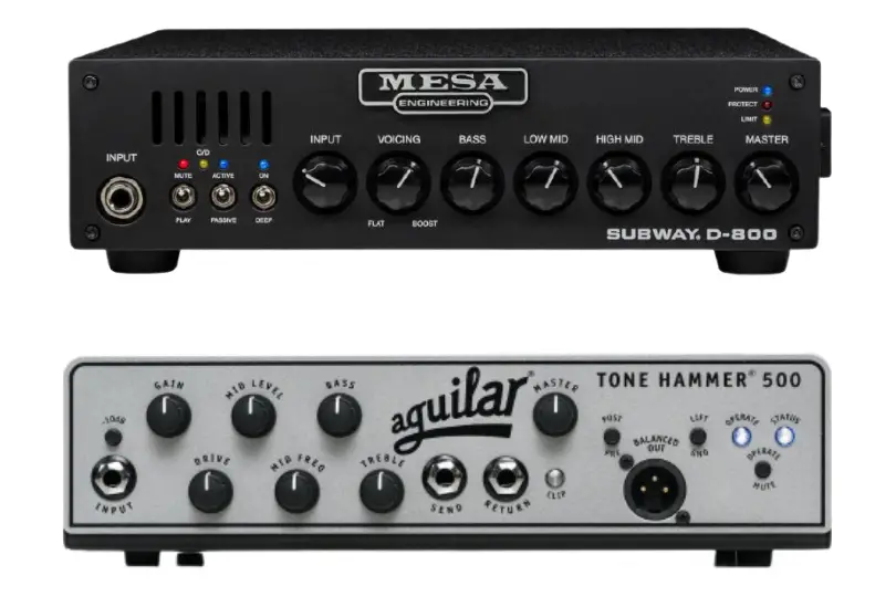 Aguilar Tone Hammer 500 vs Mesa D800: Which One Is Better?